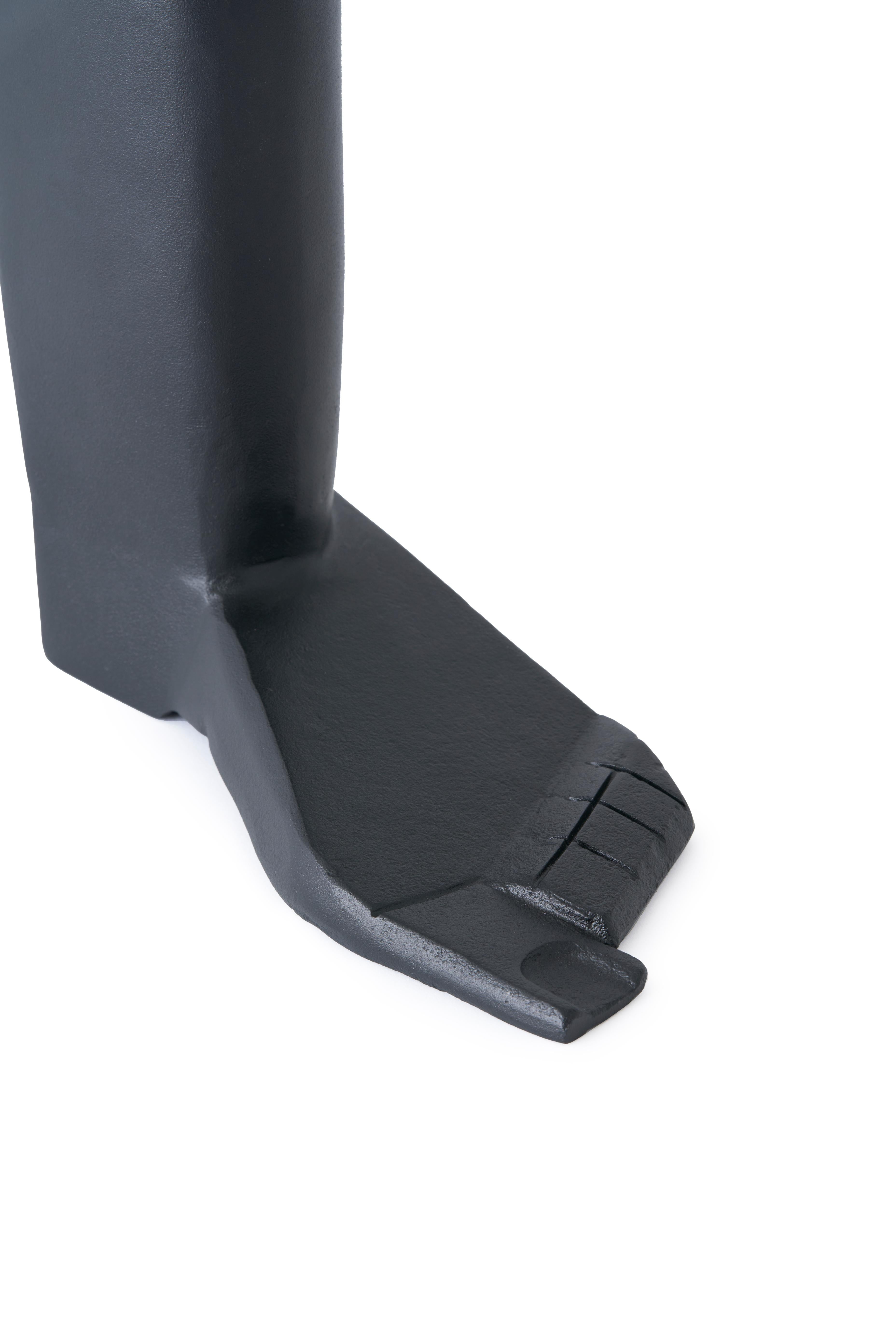 CAST FOOT decoratie zwart