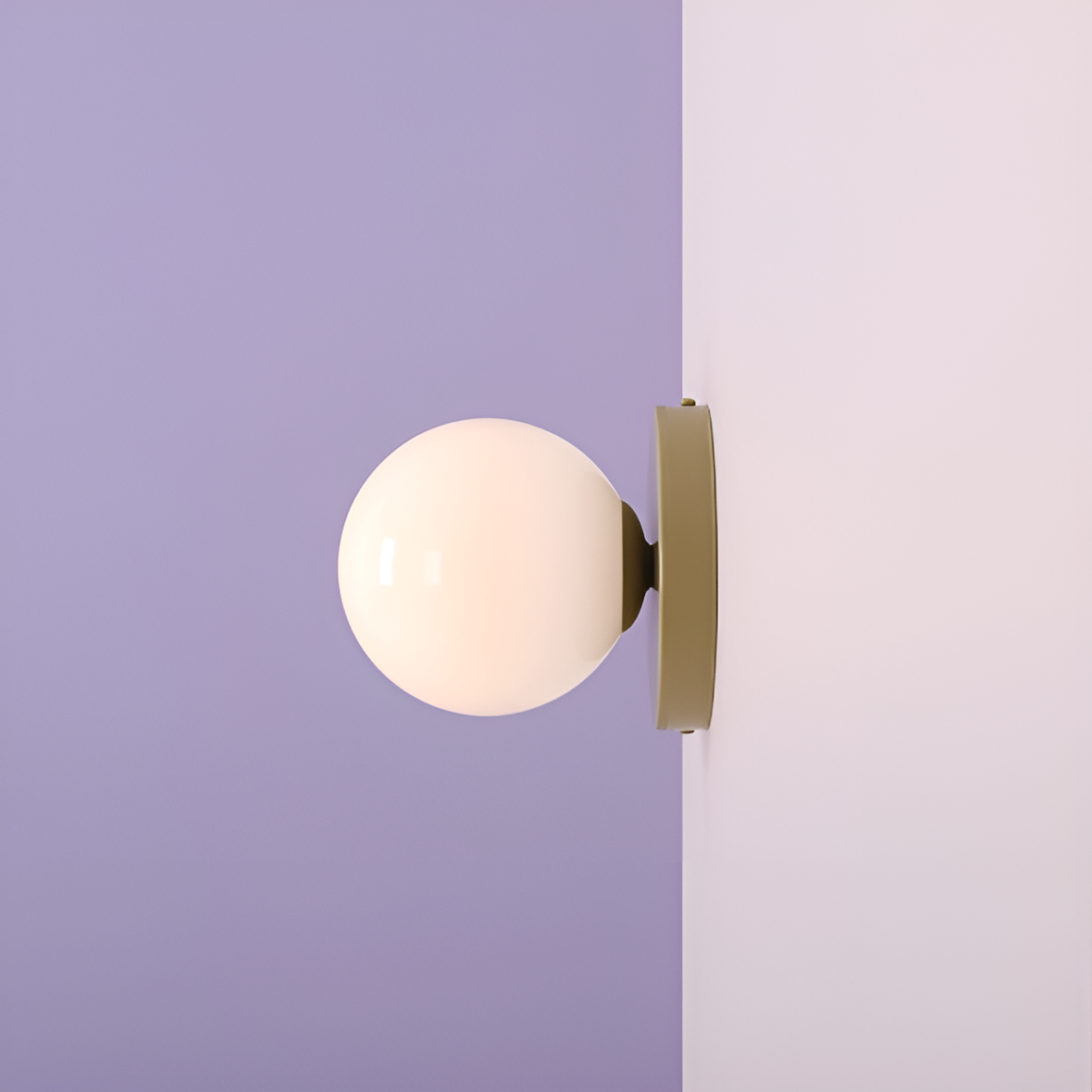 Wandlamp BALL DUO pistache