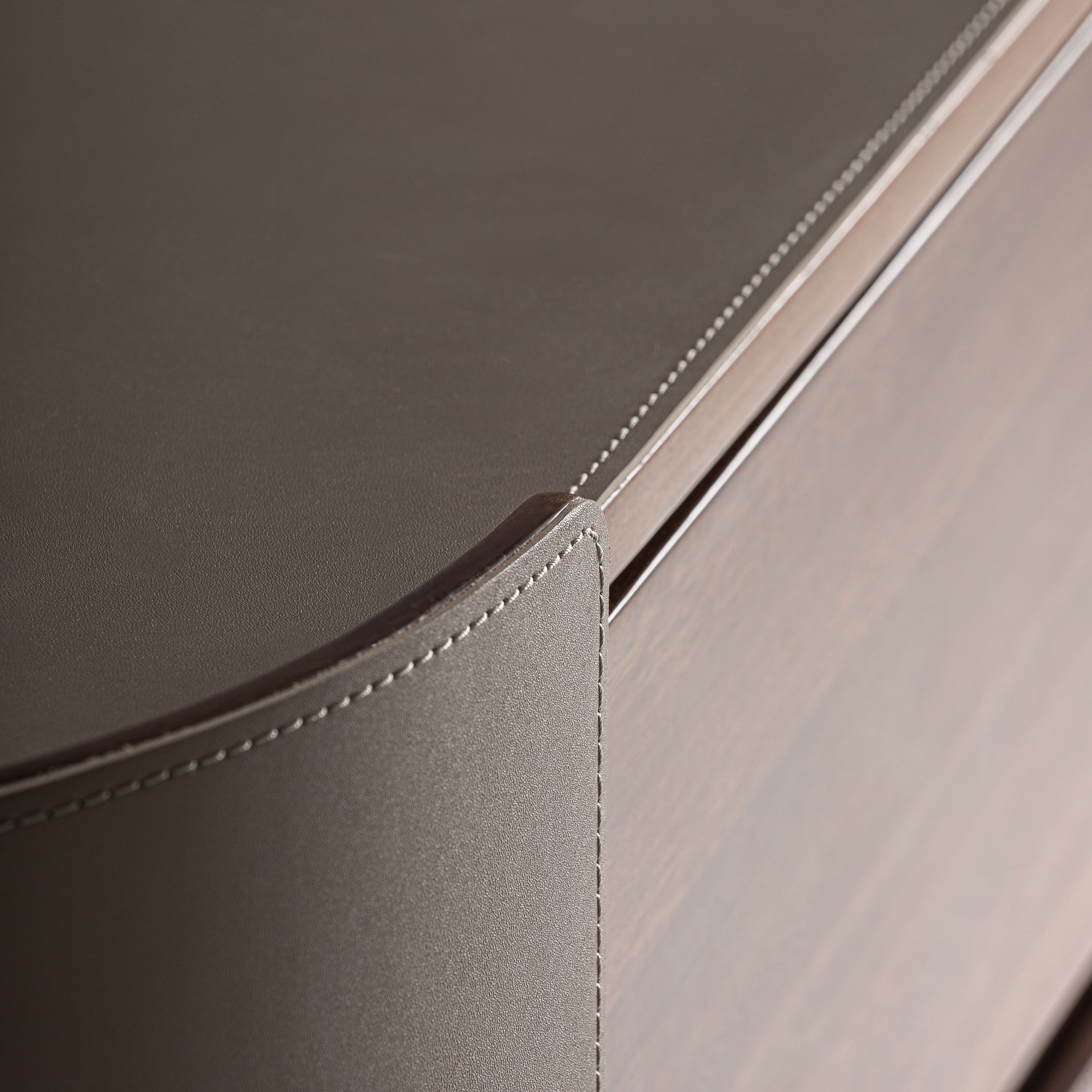 Kast met lades KANDERN van eucalyptus met beige afwerking