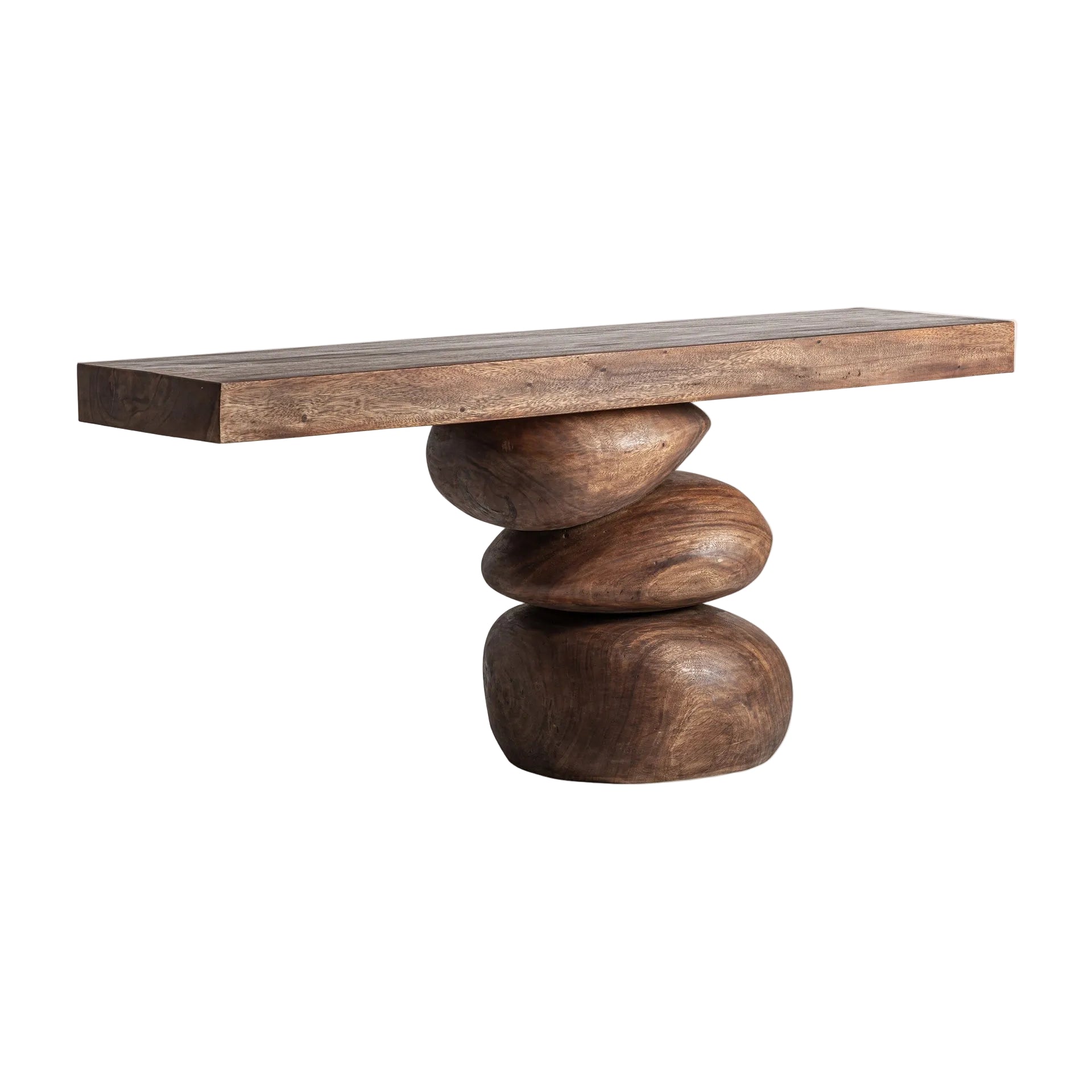 VIANNE Single-Leg Console Suar Wood