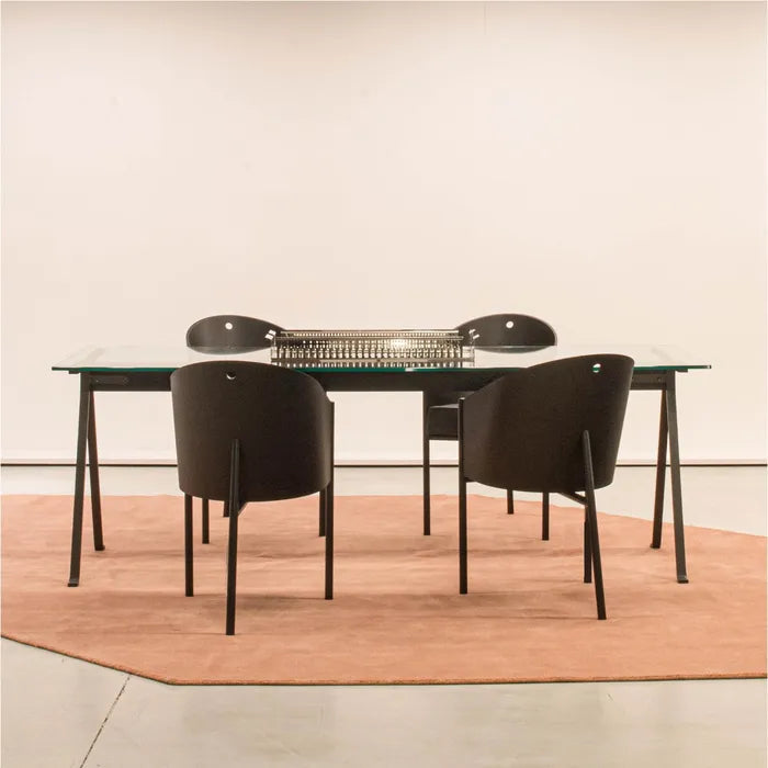 Costs chair olive veneer with beige leather