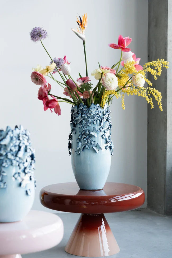 Rode RICI salontafel met oranje