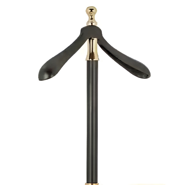 Kleiderständer BALLEY schwarz mit Gold