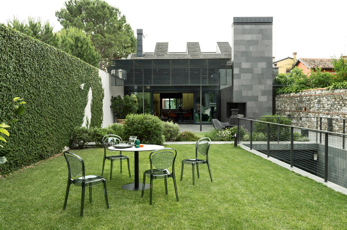 Stuhl PARISIENNE braun transparent