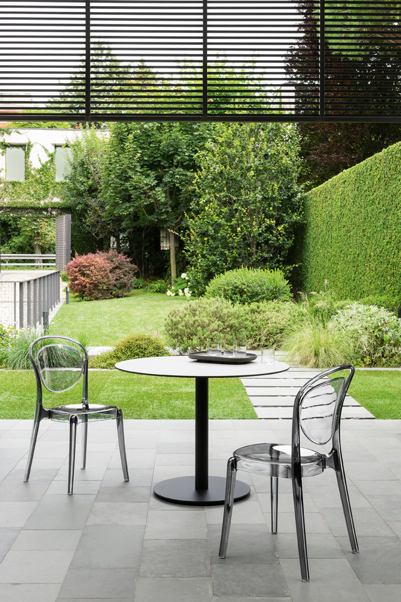 Stuhl PARISIENNE braun transparent