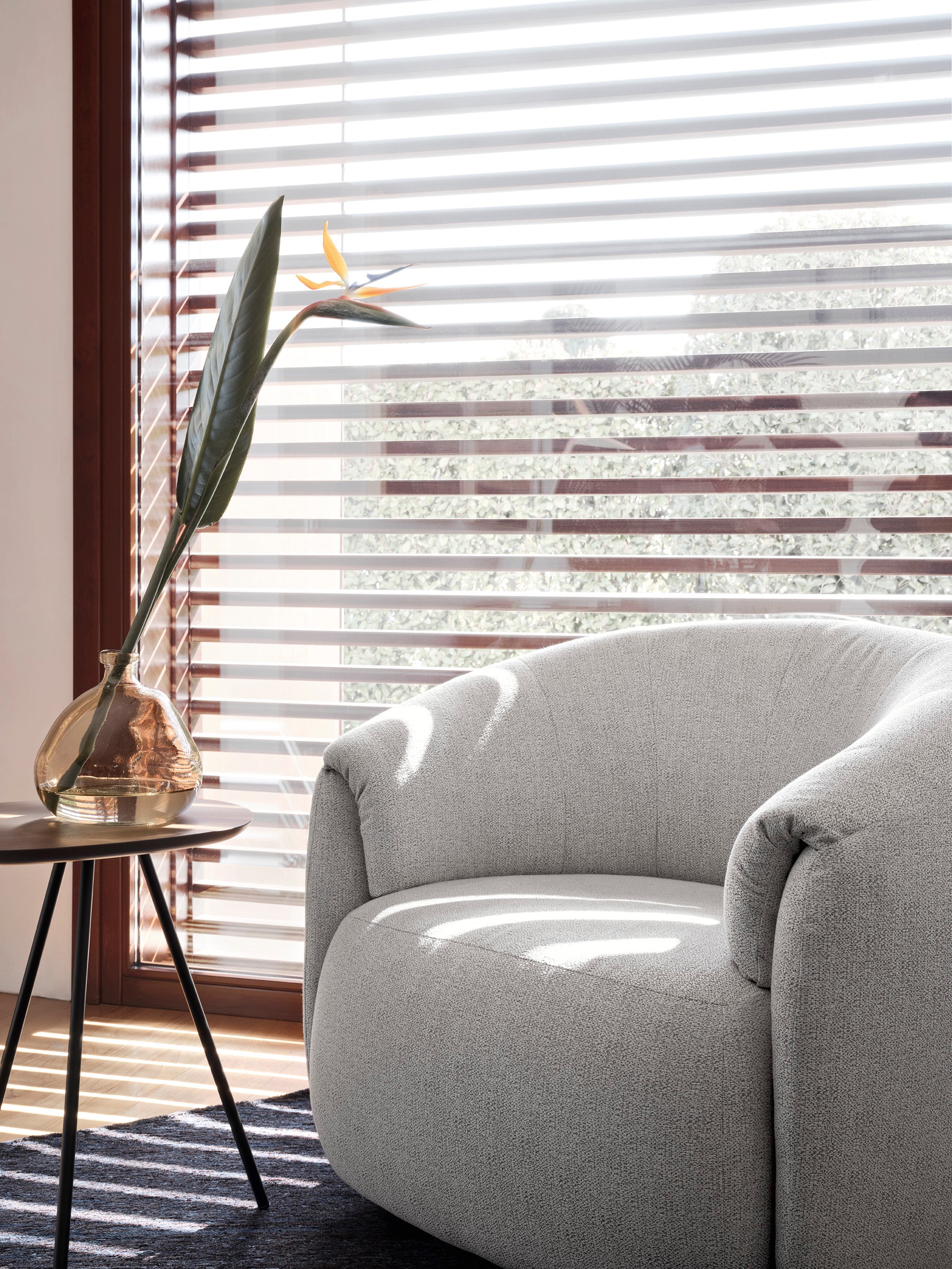 Draaistoel HAVEN gestoffeerd