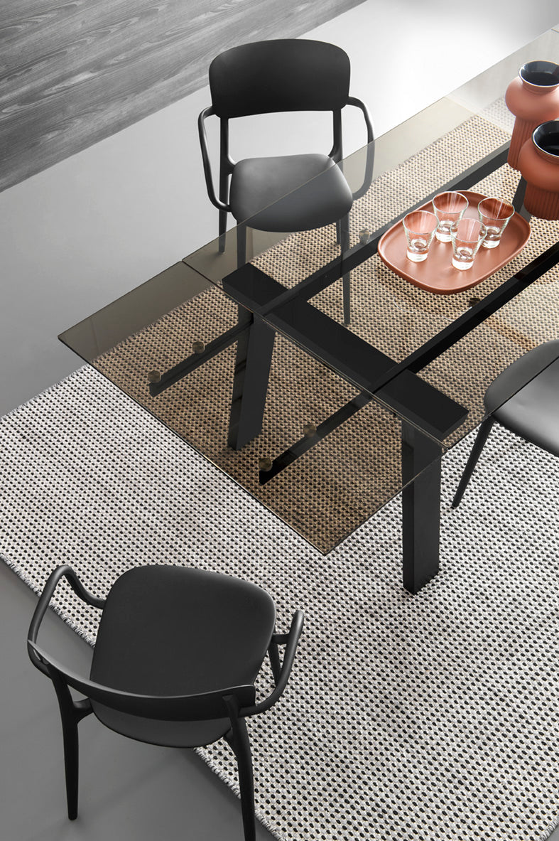 Armchair with Armrests LIBERTY black