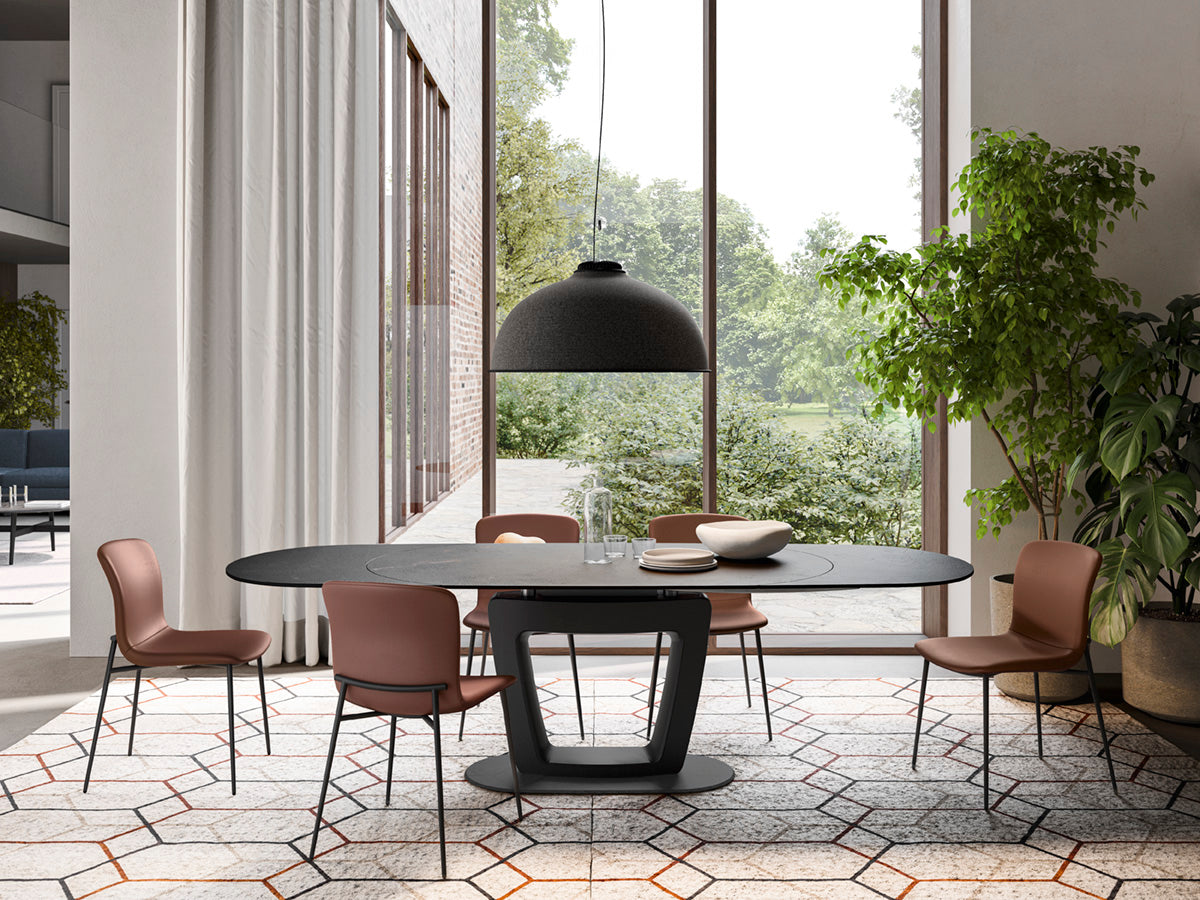 LOVE upholstered chair with a golden base