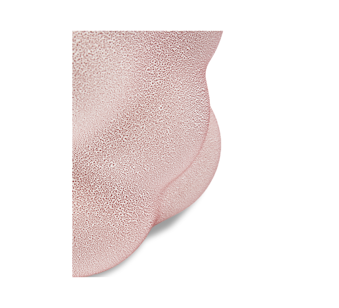 GRAPE korallenrote Vase