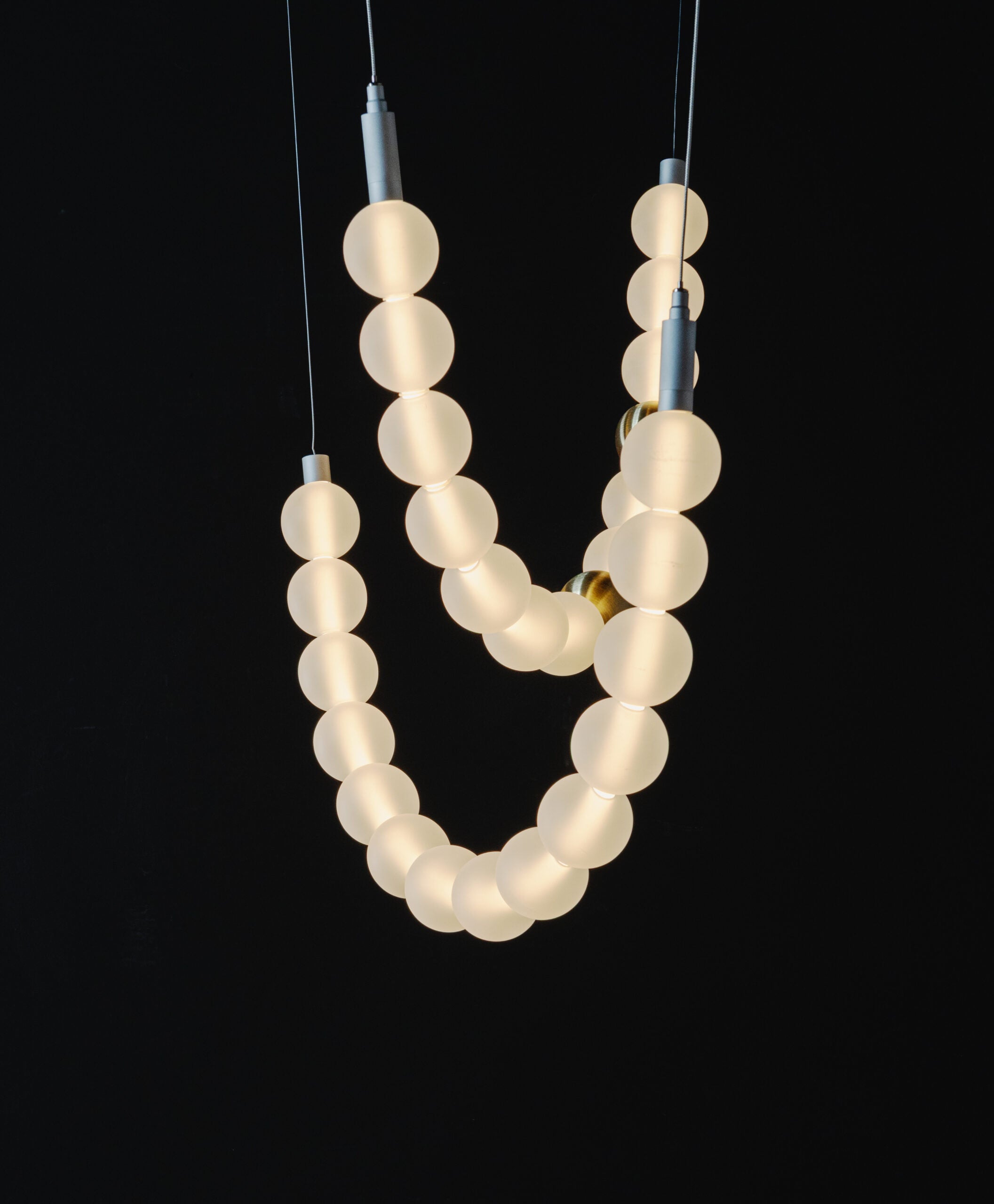 Hanglamp DAISY geblazen glas