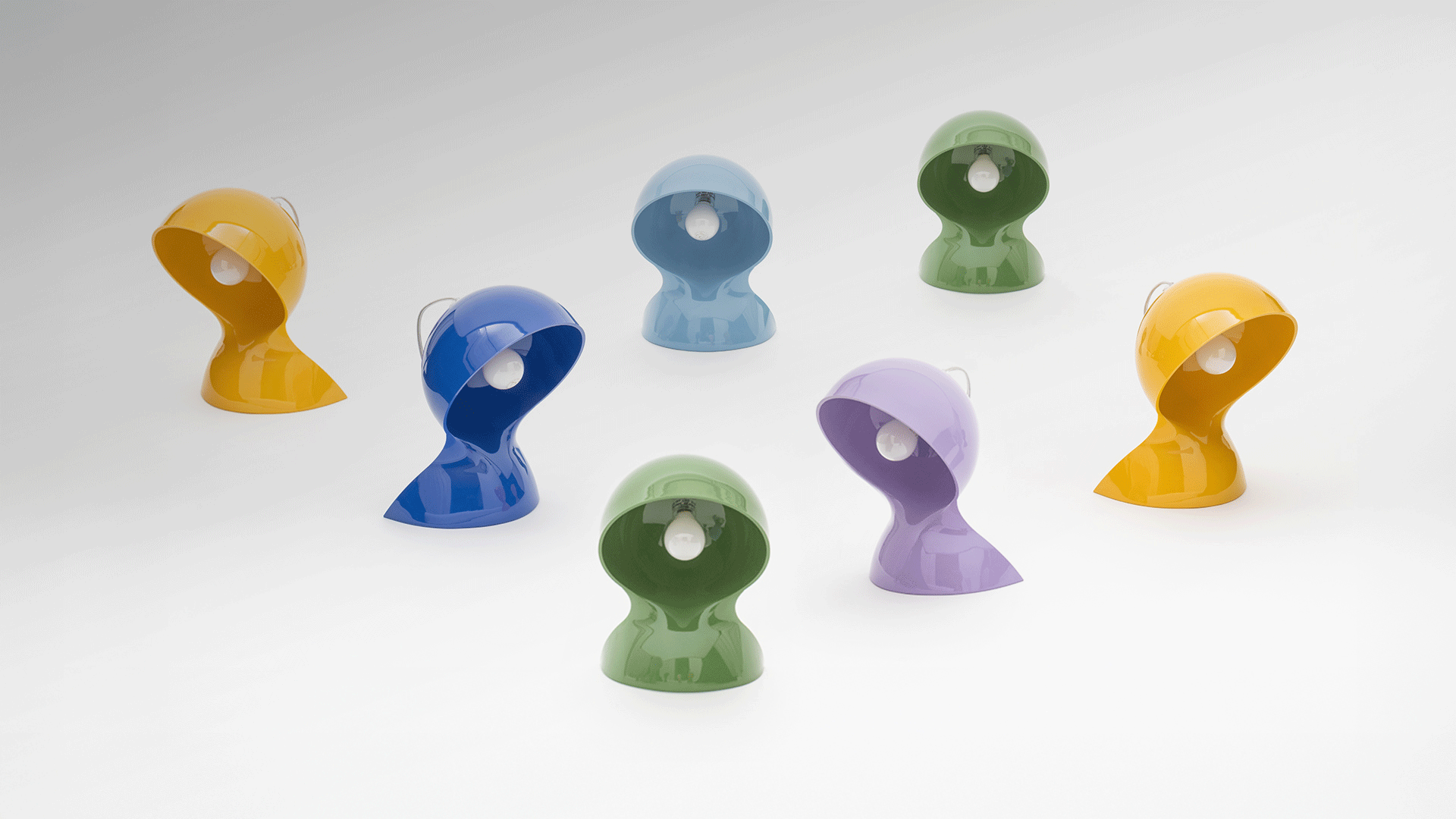 DALÙ Yellow Table Lamp