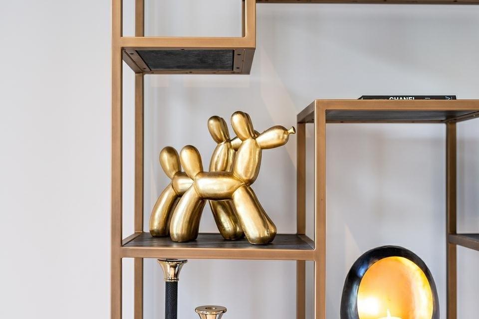 Dekoracja DOG złoty Richmond Interiors Eye on Design