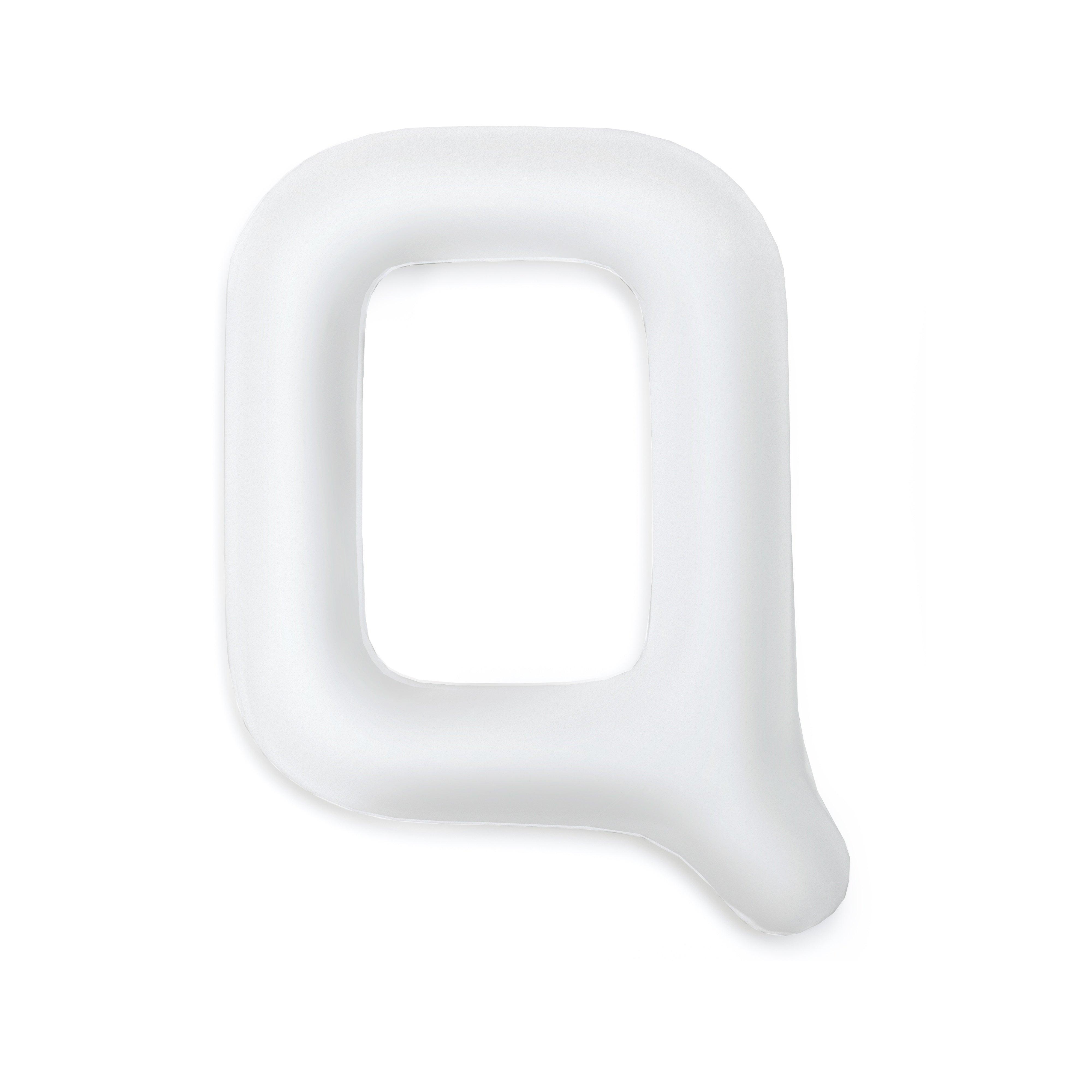 Dekoracja litera alfabetu FIDU biały mat Zieta Studio Q Eye on Design