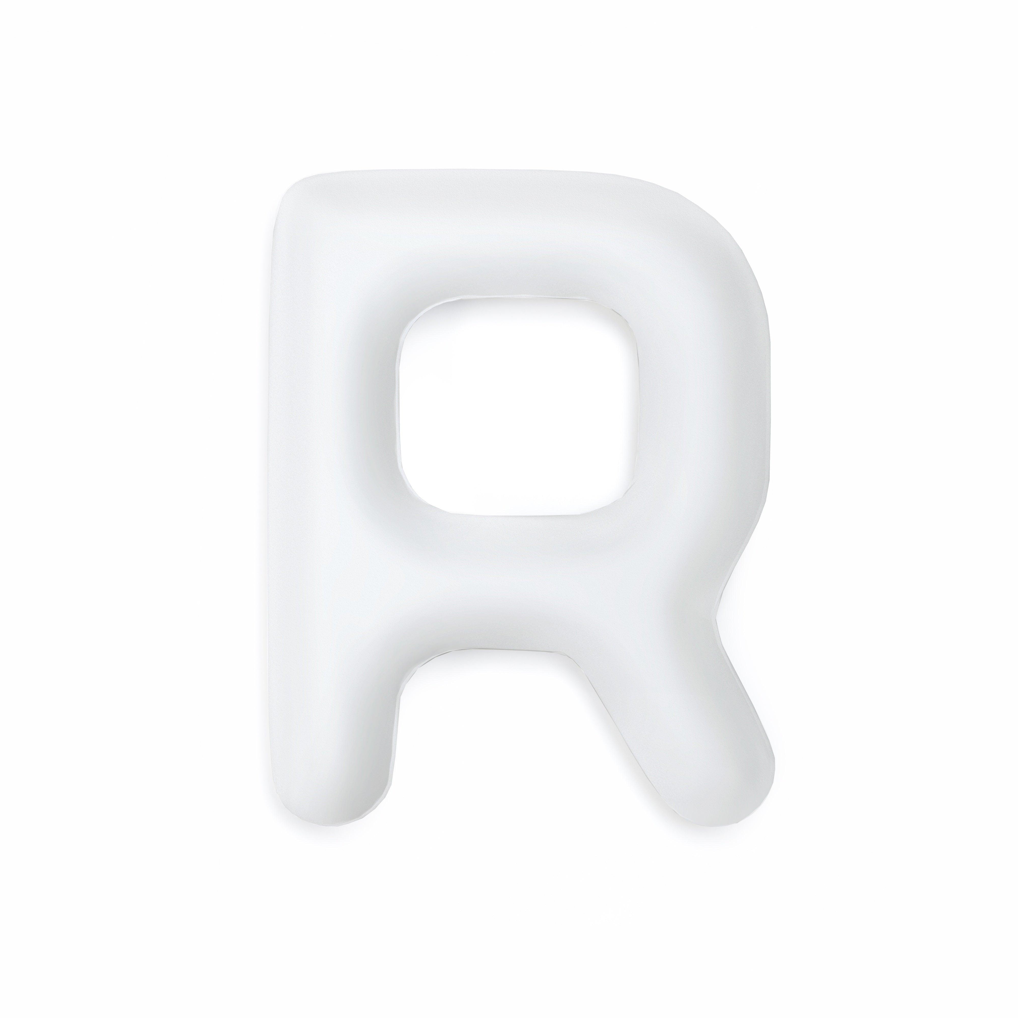 Dekoracja litera alfabetu FIDU biały mat Zieta Studio R Eye on Design