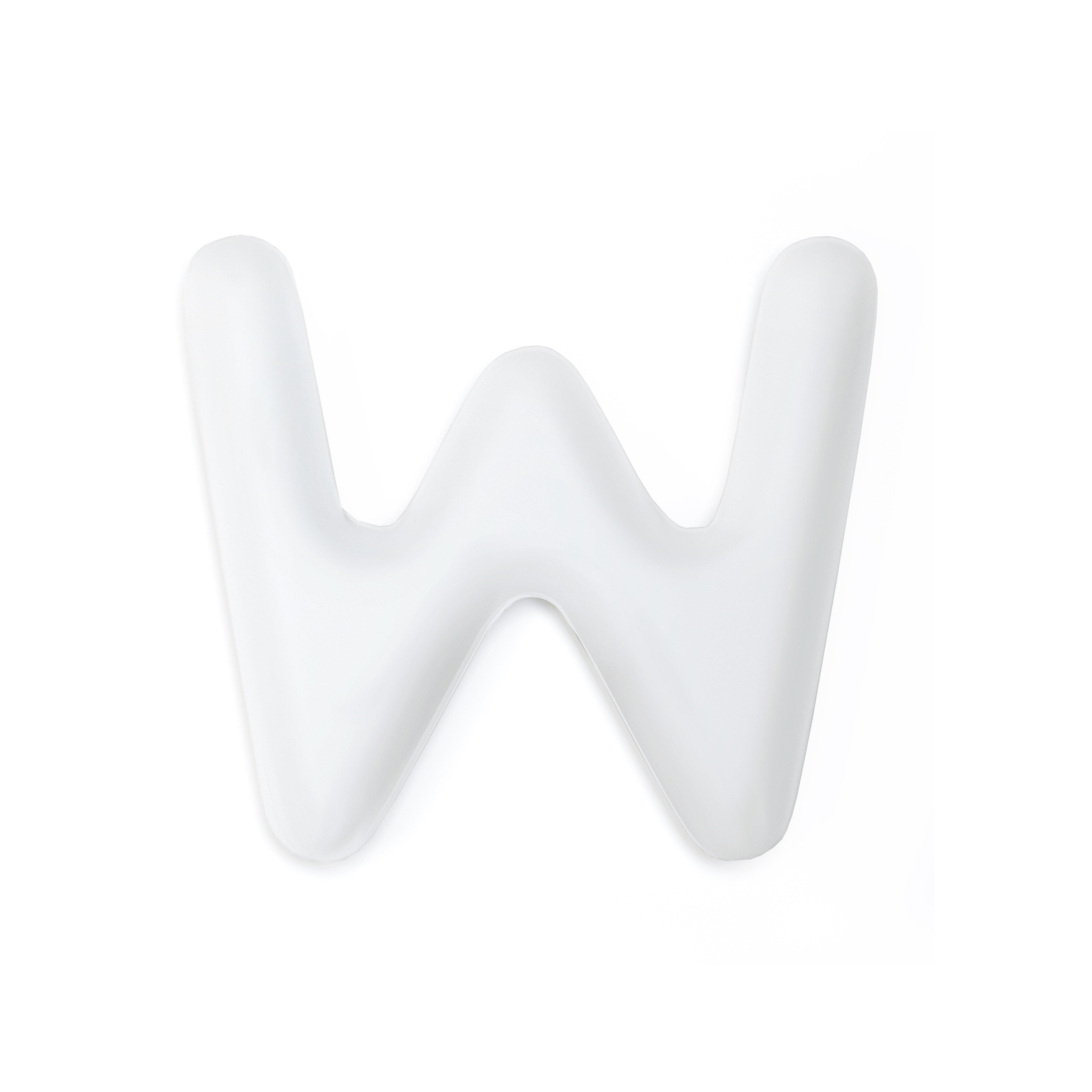Dekoracja litera alfabetu FIDU biały mat Zieta Studio W Eye on Design