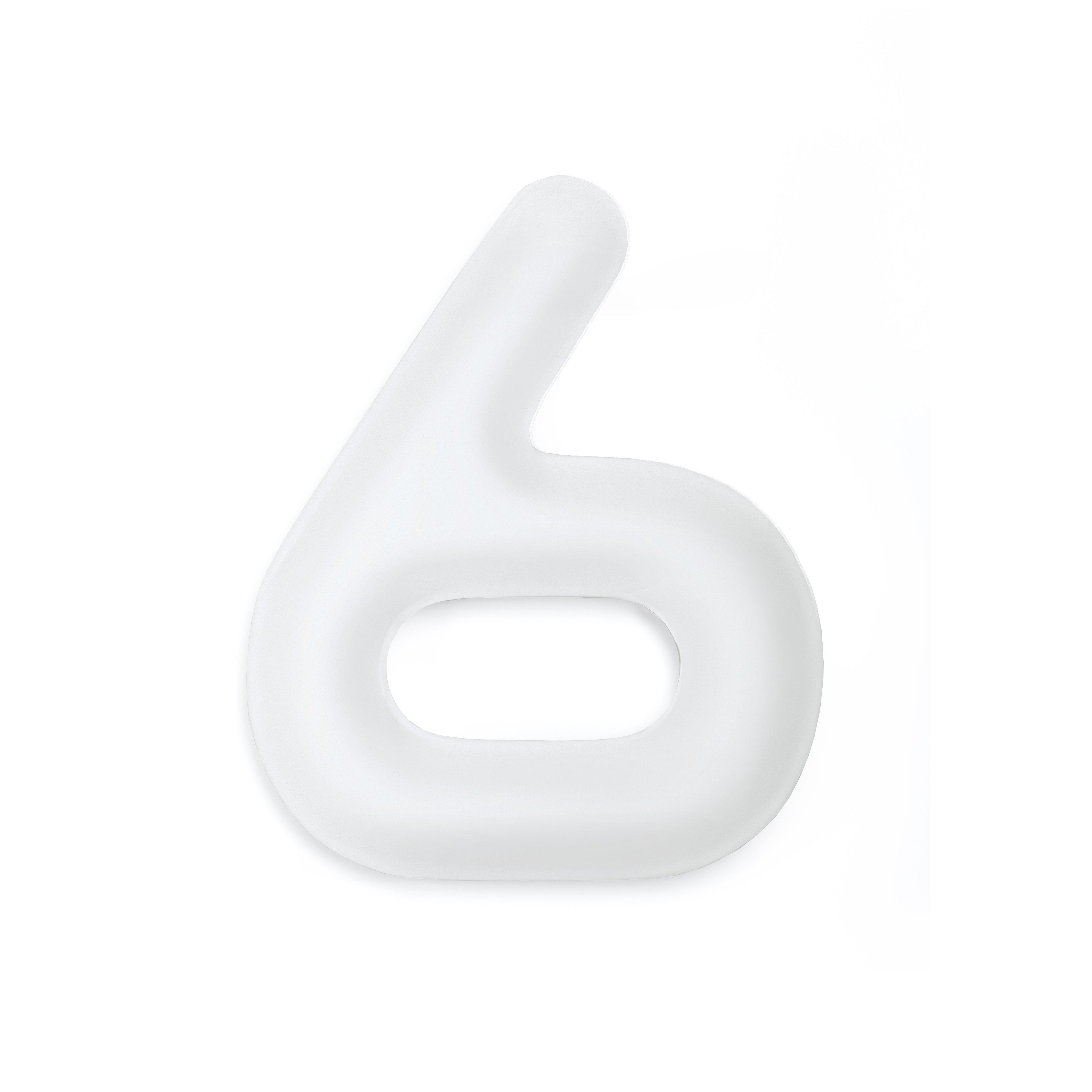 Dekoracja litera alfabetu FIDU biały mat Zieta Studio 6 Eye on Design