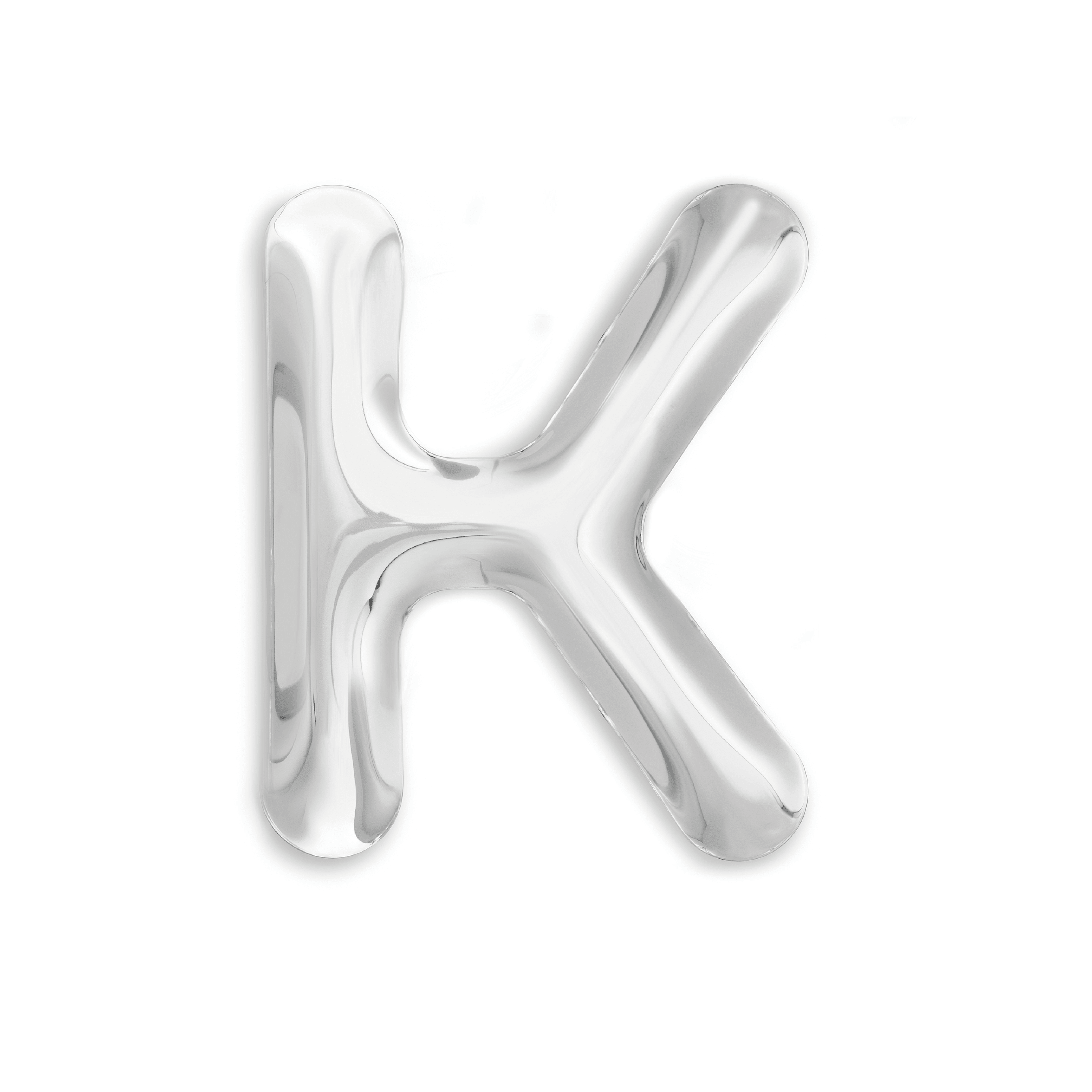 Dekoracja litera alfabetu FIDU inox Zieta Studio K Eye on Design