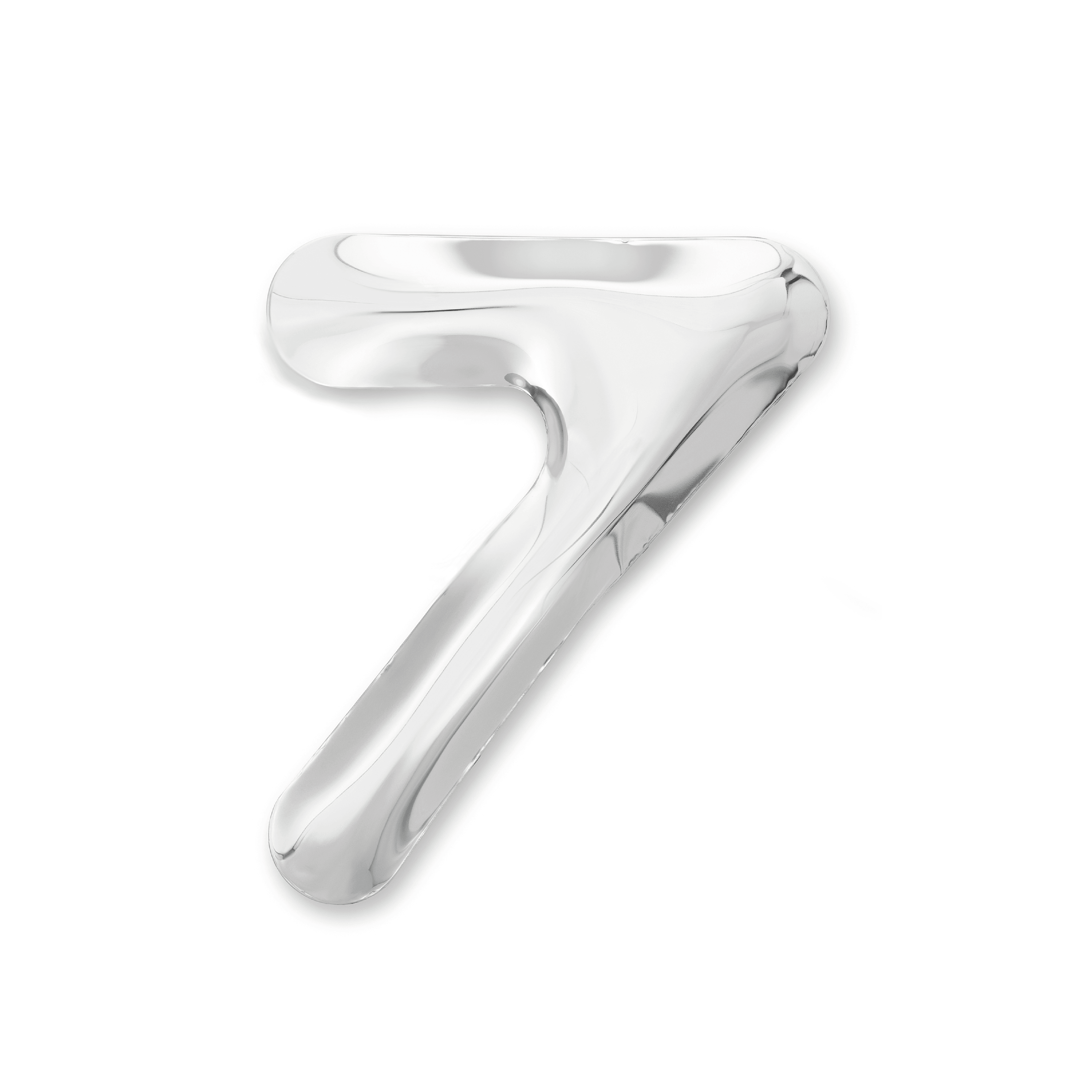 Dekoracja litera alfabetu FIDU inox Zieta Studio 7 Eye on Design