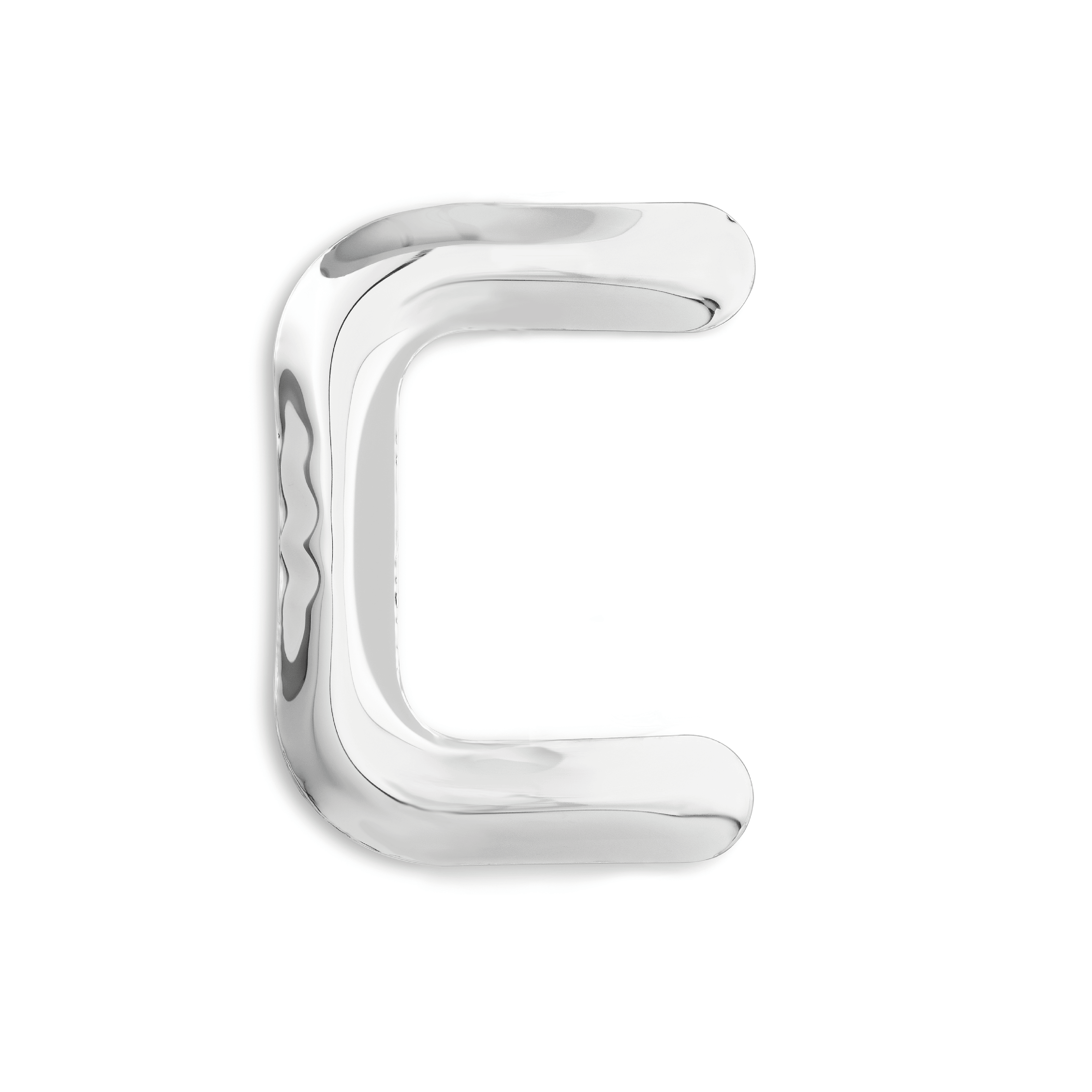 Dekoracja litera alfabetu FIDU inox Zieta Studio C Eye on Design