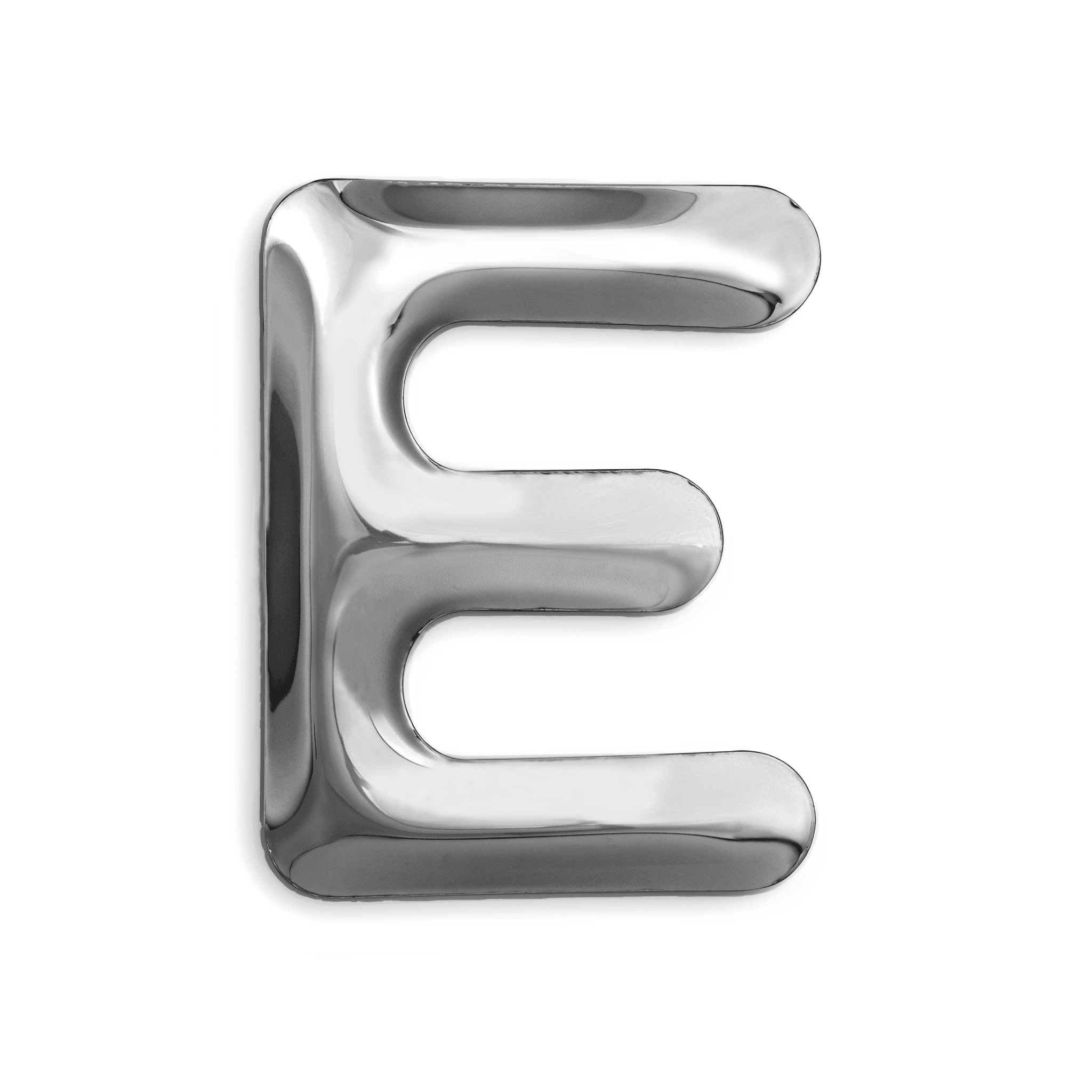 Dekoracja litera alfabetu FIDU surowa stal lakierowana Zieta Studio Eye on Design