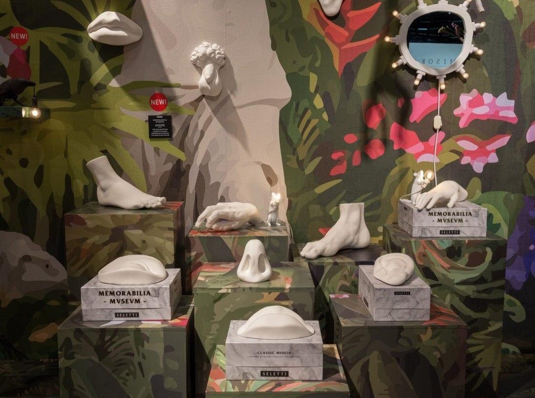 Dekoracja MEMORABILIA MVSEVM MALE HAND biały Seletti Eye on Design