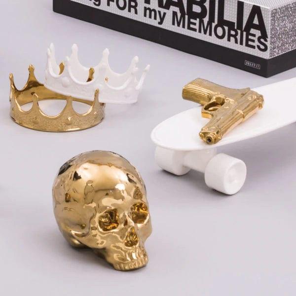 Dekoracja MEMORABILIA MY CROWN złoty Seletti Eye on Design