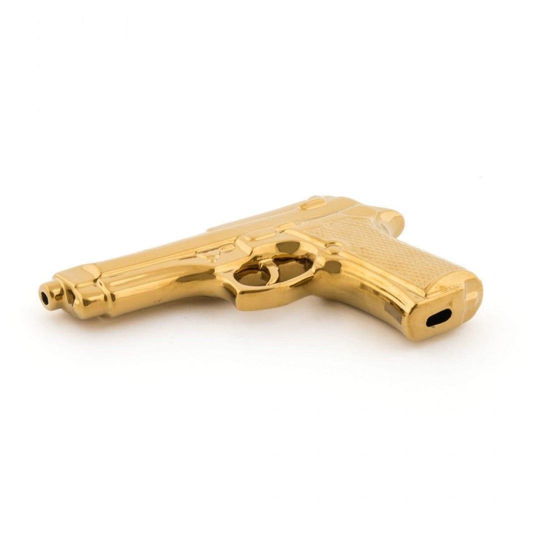 Dekoracja MEMORABILIA MY GUN złoty Seletti Eye on Design