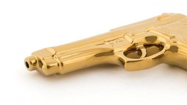 Dekoracja MEMORABILIA MY GUN złoty Seletti Eye on Design