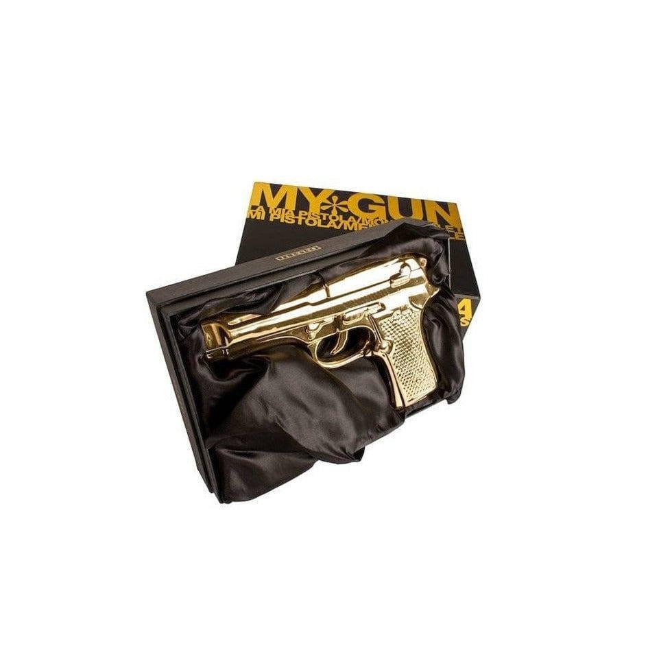 Dekoracja MEMORABILIA MY GUN złoty Seletti Eye on Design