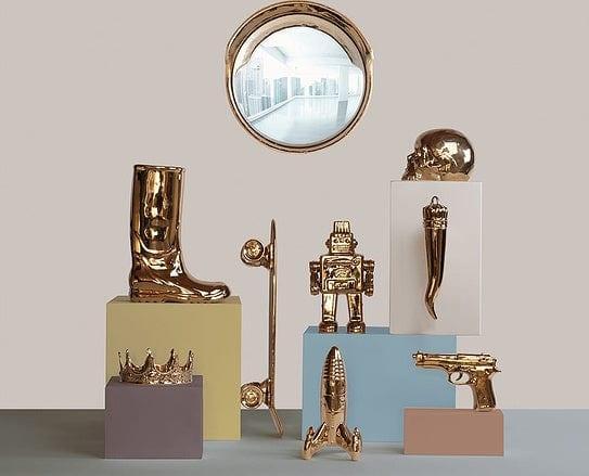 Dekoracja MEMORABILIA MY GUN złoty Seletti Eye on Design