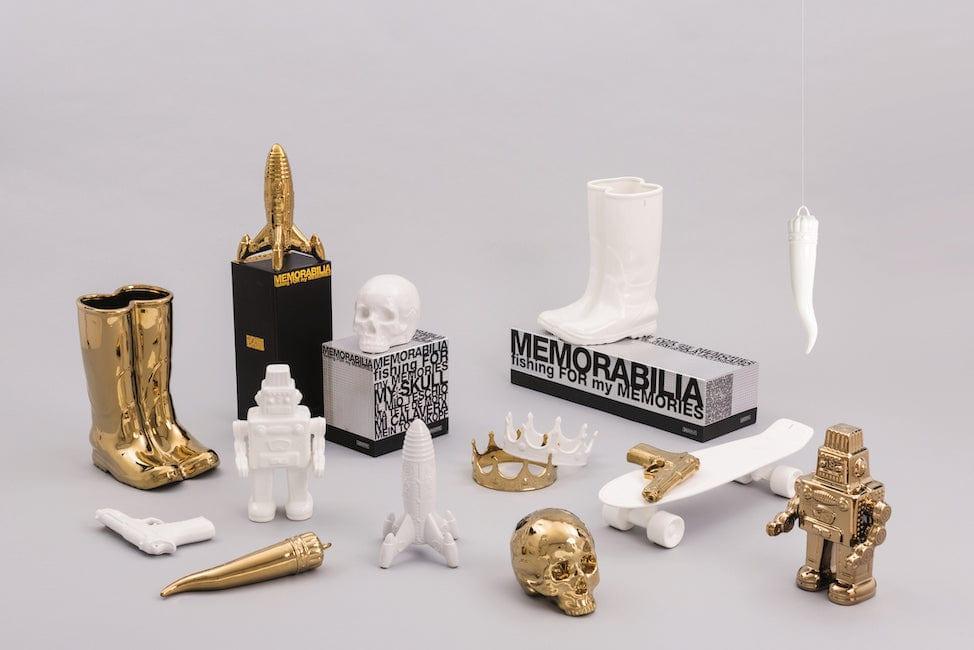 Dekoracja MEMORABILIA MY LUCKY HORN biały Seletti Eye on Design