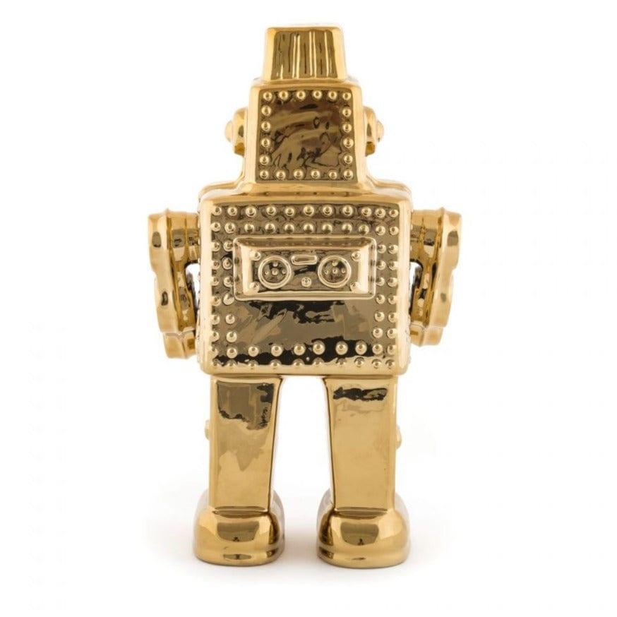 Dekoracja MEMORABILIA MY ROBOT złoty Seletti Eye on Design