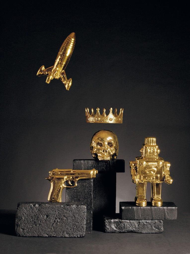 Dekoracja MEMORABILIA MY SPACESHIP złoty Seletti Eye on Design