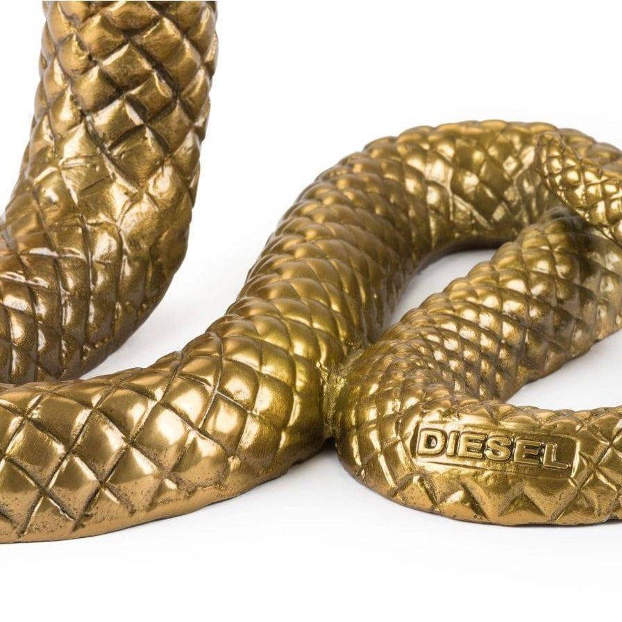 Dekoracja WUNDERKAMMER SNAKE złoty Seletti Eye on Design