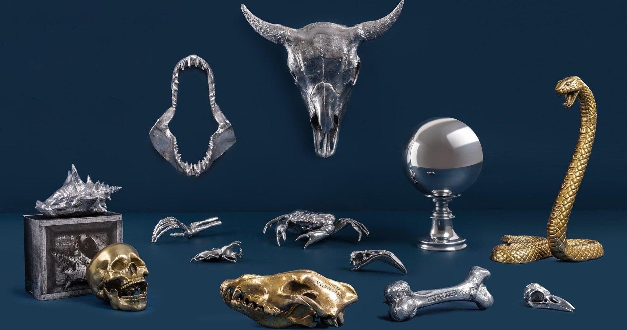 Dekoracja WUNDERKAMMER SNAKE złoty Seletti Eye on Design