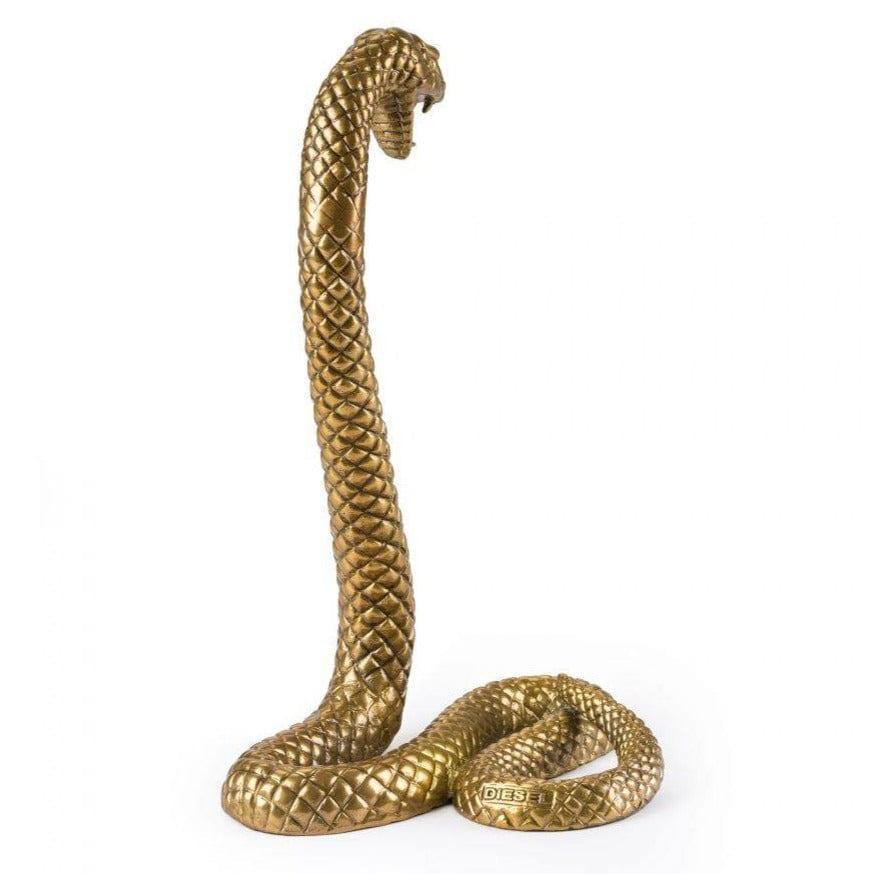 Dekoracja WUNDERKAMMER SNAKE złoty Seletti Eye on Design