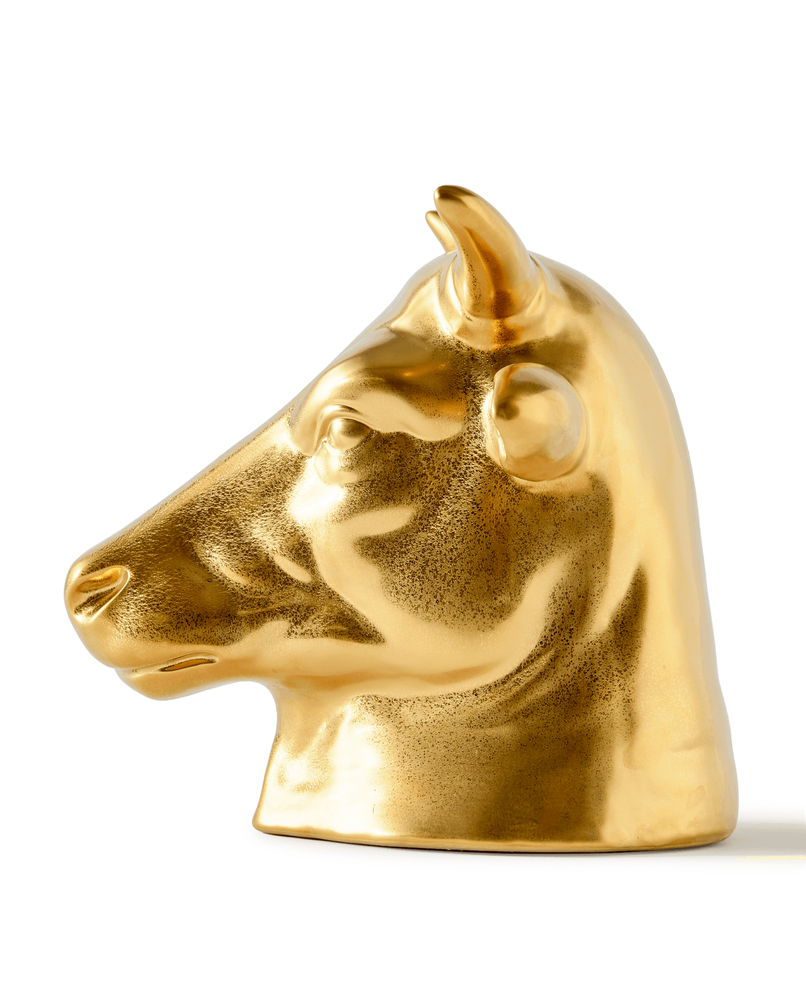 Dekoracyjna skarbonka DON'T EAT ME, SAVE ME - COW złoty Pols Potten Eye on Design