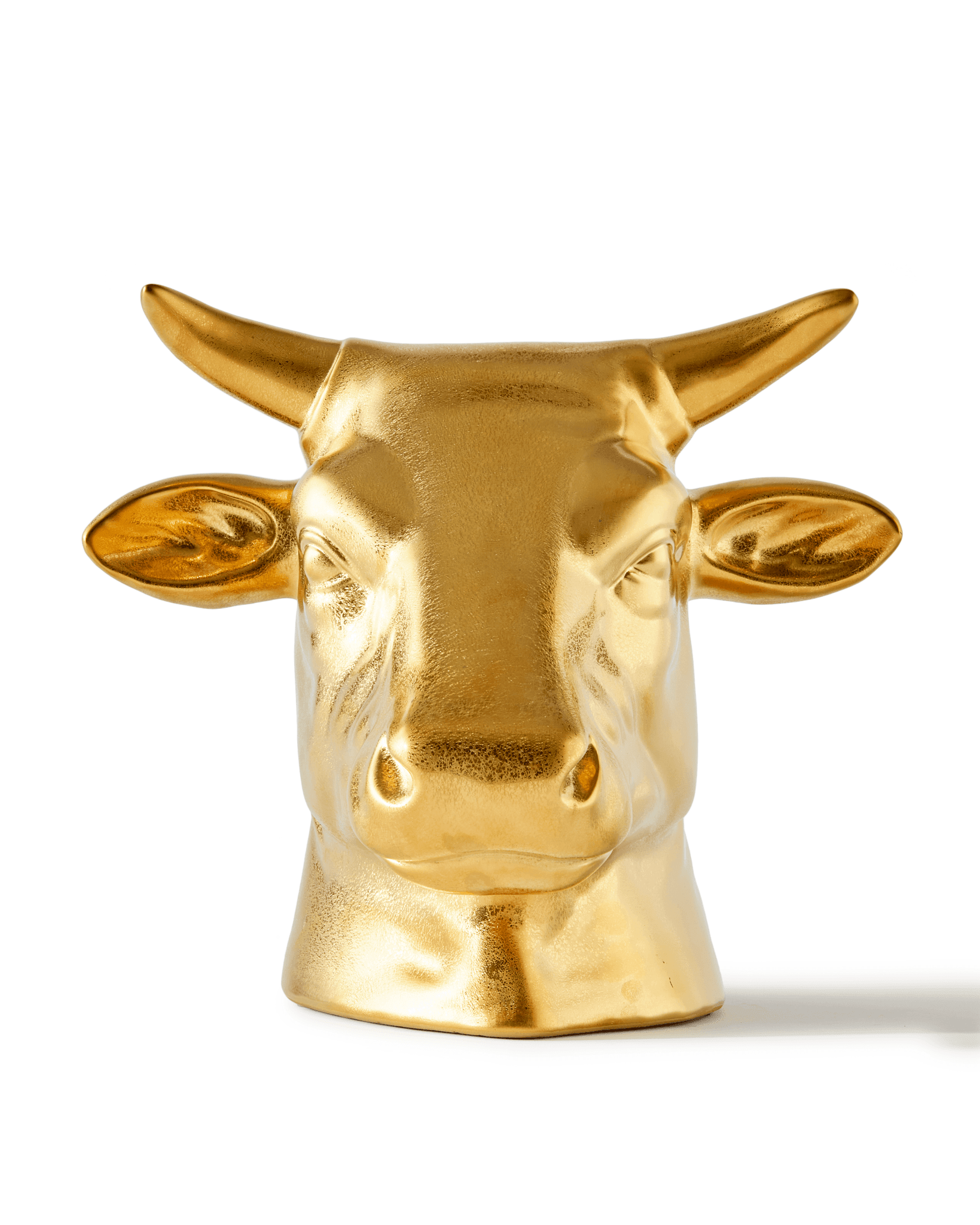 Dekoracyjna skarbonka DON'T EAT ME, SAVE ME - COW złoty Pols Potten Eye on Design