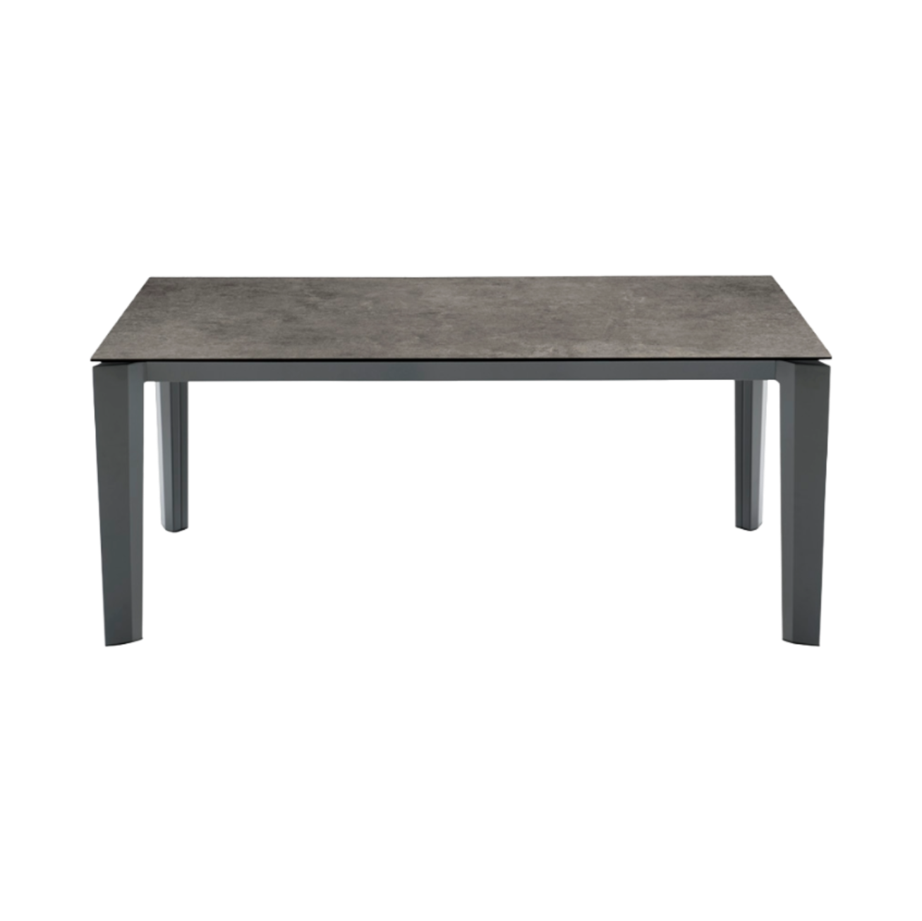 Expandable Table DELTA with Gray Top and Graphite Base