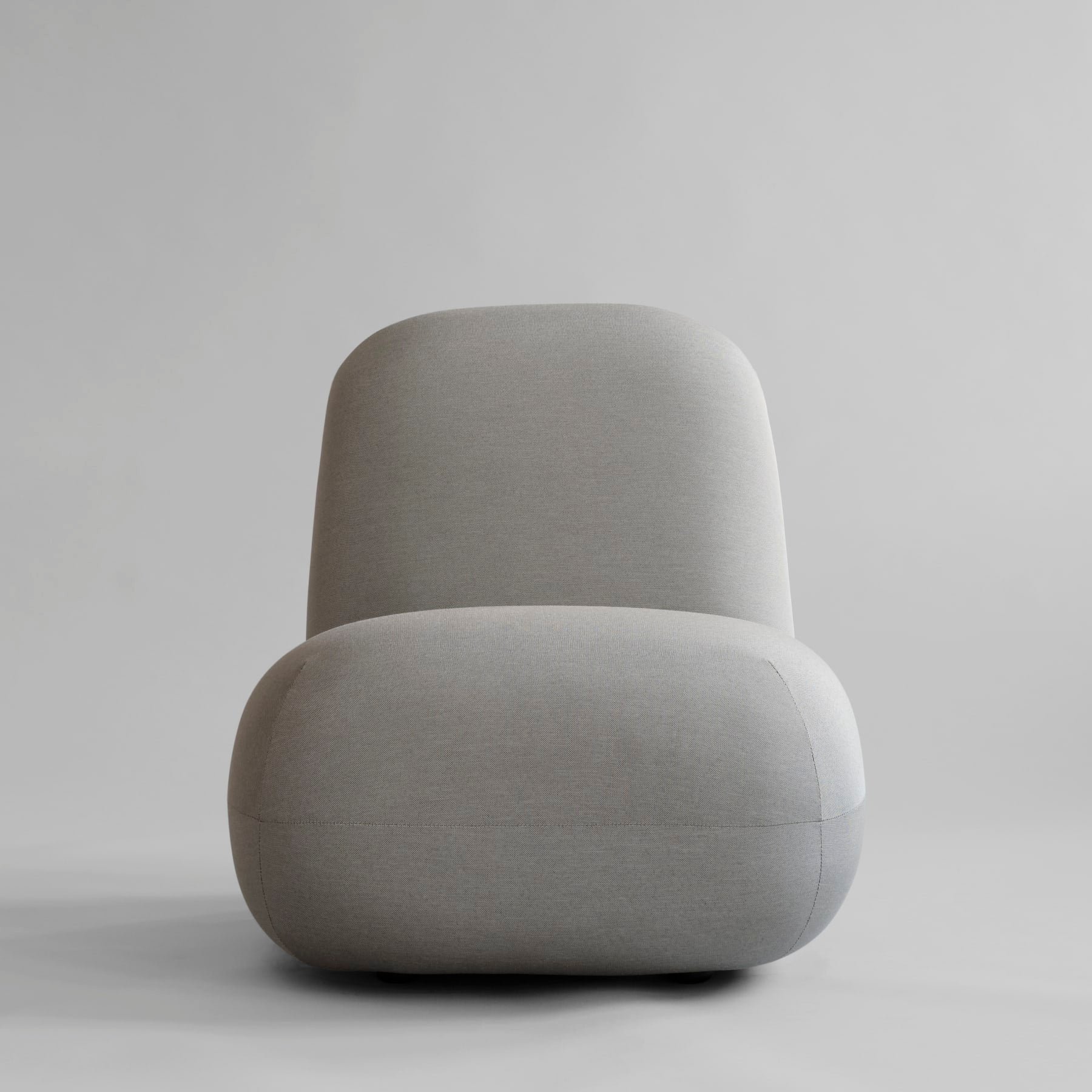 TOE FLAT Sessel ohne Armlehnen, grau