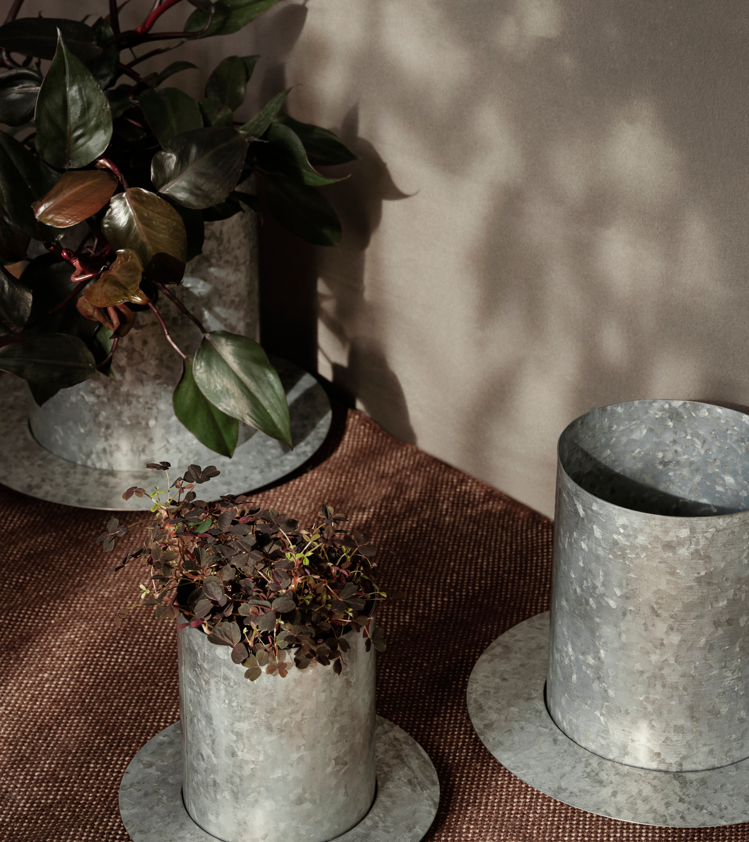 AURAN bloempot gegalvaniseerd ijzer