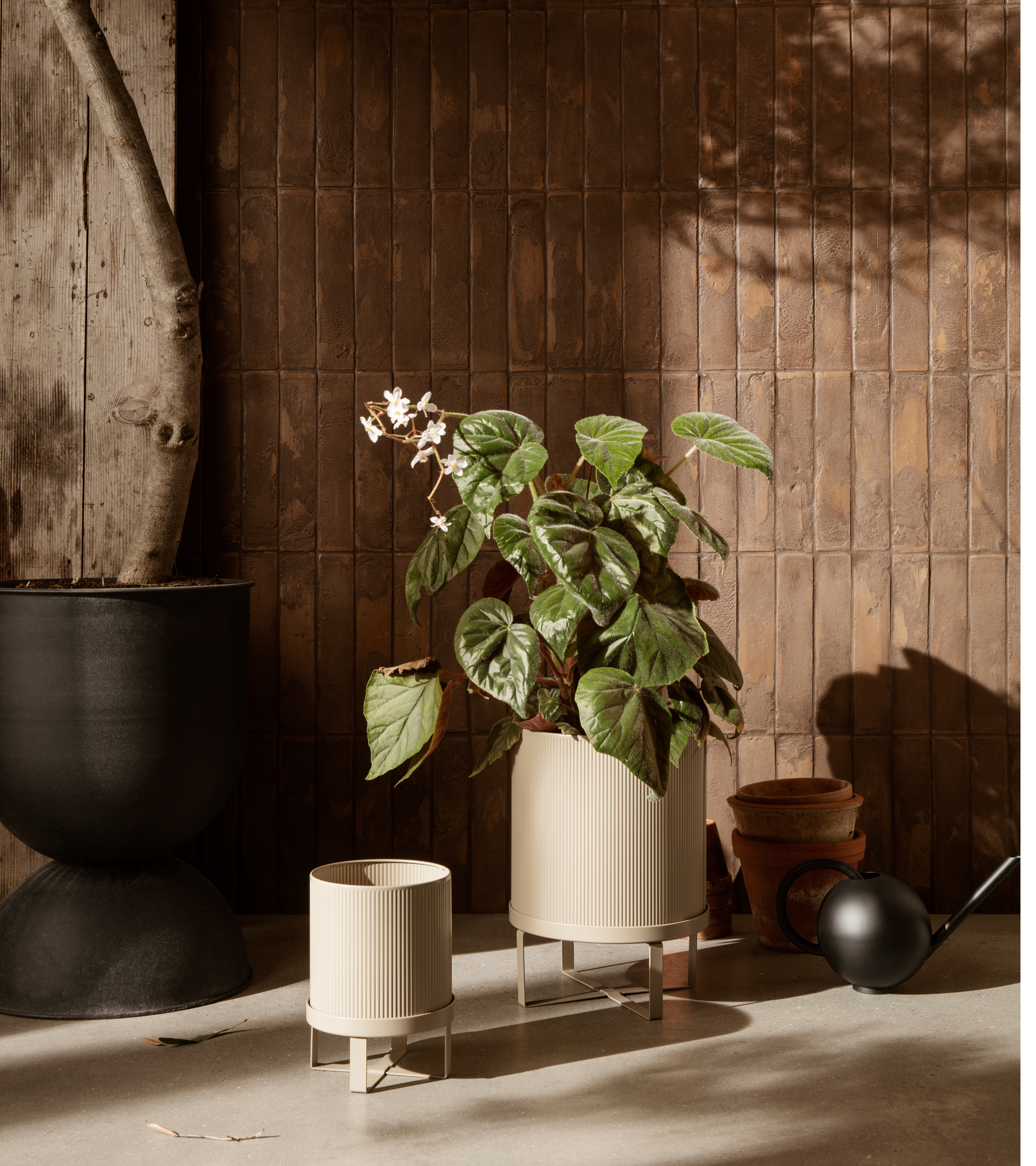 BAU Blumentopf beige