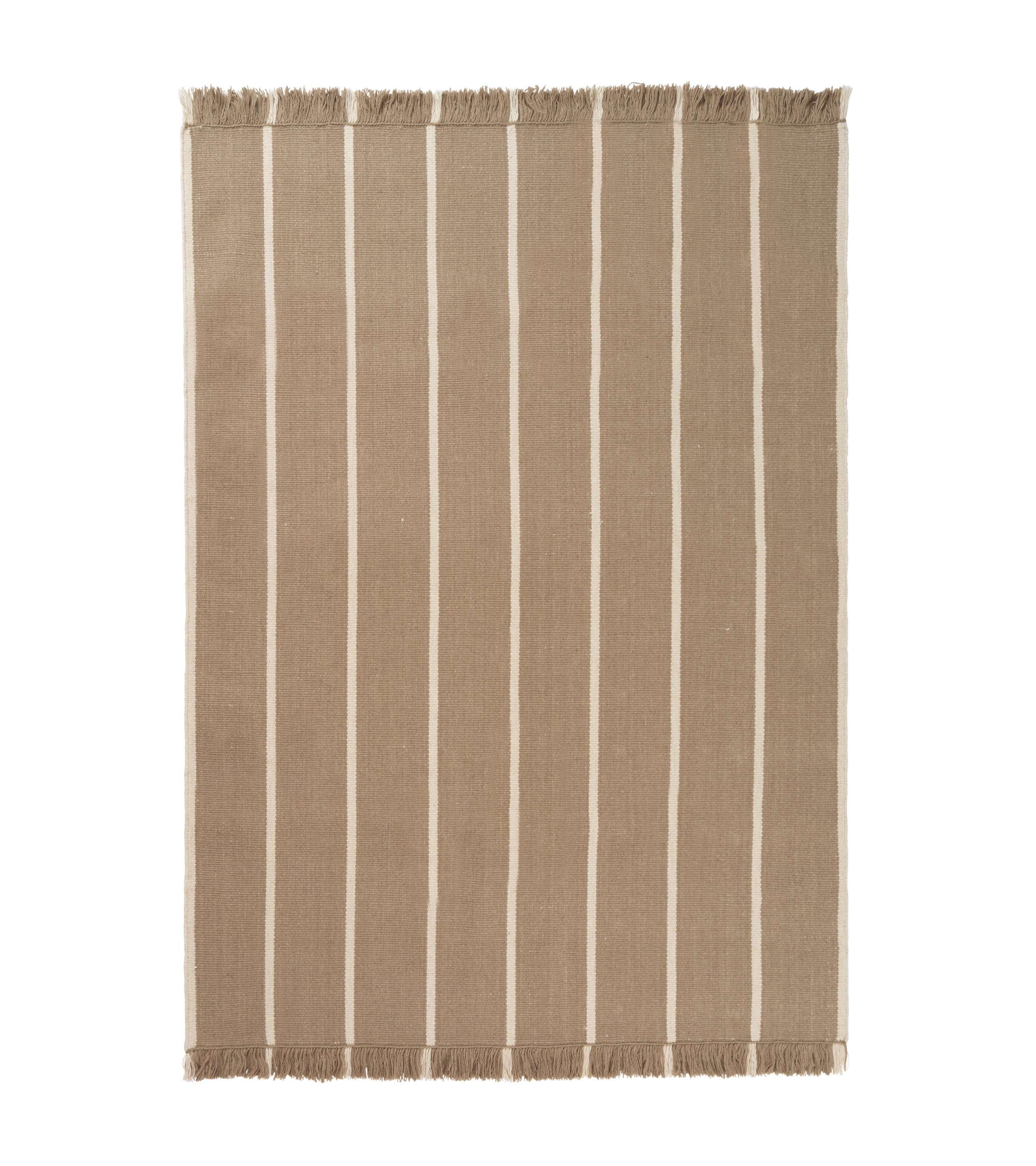 Vloerkleed CALM KELIM karamel met beige