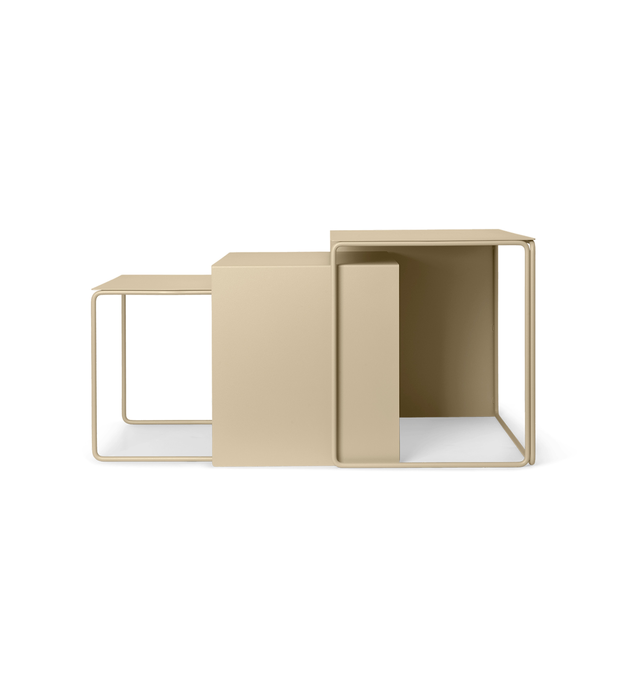 Couchtisch-Set CLUSTER TABLES beige