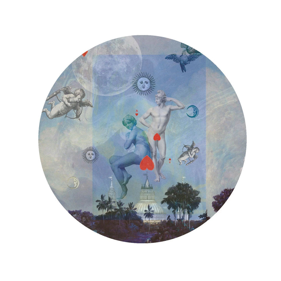 DOTS LIGHTING Wall Lamp - AMORE Blue