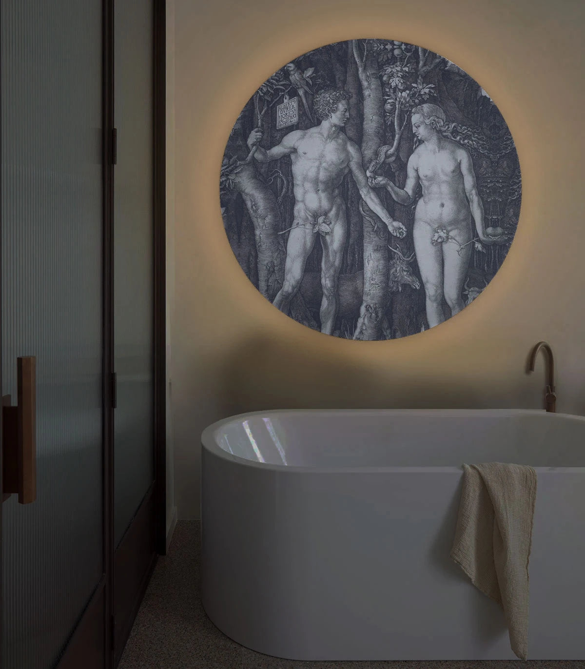 Wandleuchte DOTS LIGHTING - FORBIDDEN FRUIT grau