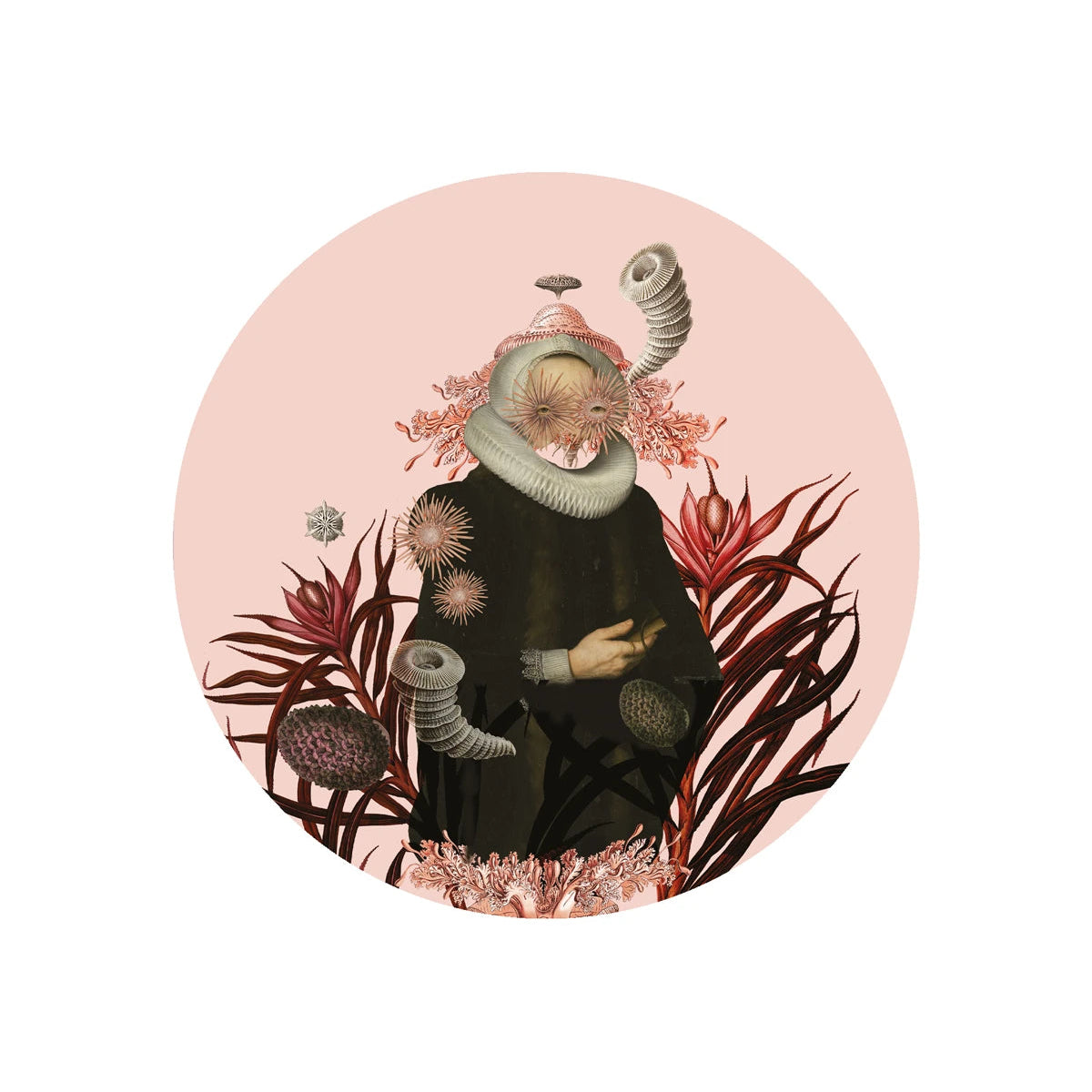 Wall Lamp DOTS LIGHTING - LADY MEDUSA pink