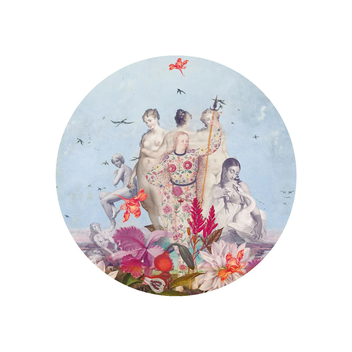 Wall Lamp DOTS LIGHTING - WOMENS DAY blue