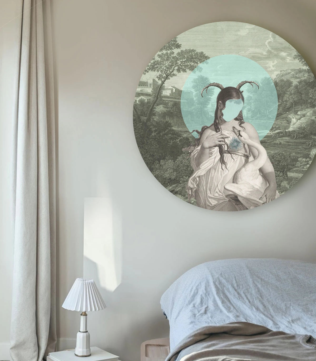 Wandlamp DOTS LIGHTING - ZODIAC MUSE groen