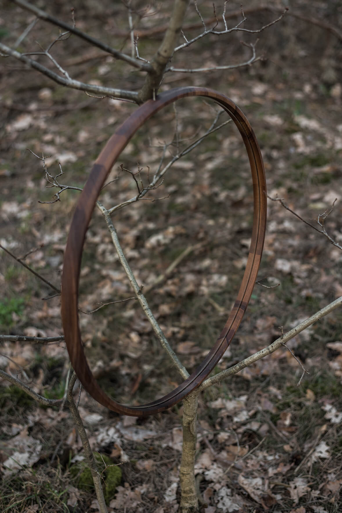 Lustro DYSK 2 Walnuss